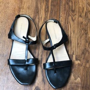 Costume National Leather Sandals